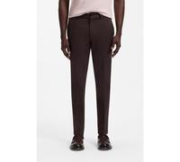 BOSS Slim-fit trousers in cotton, cashmere and stretch - Style L-Kaiton1L-253, 50549504 Dark Brown 36R