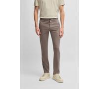 BOSS Slim-fit trousers in stretch-cotton satin - Style Chino_slim, 50510933 Beige 32/32