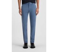BOSS Slim-fit trousers in stretch-cotton satin - Style Chino_slim, 50510933 Blue 32/30