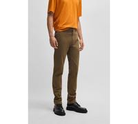 BOSS Mens Chino Slim Slim-fit Chinos in Stretch-Cotton Satin