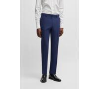 BOSS Slim-fit trousers in stretch virgin wool - Style H-Genius-MM-224, 50480009 Blue 34E