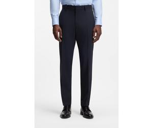 BOSS Slim-fit trousers in stretch wool - Style H-Genius-MM-224, 50480009 Dark Blue 30S