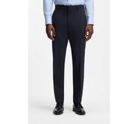 BOSS Slim-fit trousers in stretch wool - Style H-Genius-MM-224, 50480009 Dark Blue 42L