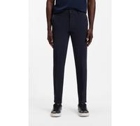 BOSS Slim-fit trousers in structured stretch cotton - Style H-Kaiton1, 50543315 Dark Blue 33/30