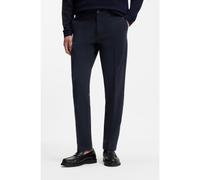 BOSS Slim-fit trousers in structured stretch cotton - Style H-Kaiton1, 50543315 Dark Blue 35/32