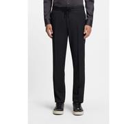 BOSS Slim-fit trousers in virgin wool and silk - Style L-Gee-DS-LP-253, 50555537 Black 36R