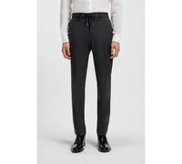 BOSS Slim-fit trousers in virgin-wool serge - Style H-Genius-DS-B1, 50469169 Black