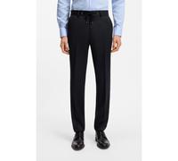BOSS Slim-fit trousers in virgin-wool serge - Style H-Genius-DS-B1, 50469169 Dark Blue 42R