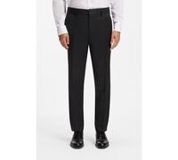 BOSS Slim-fit trousers in virgin-wool serge - Style H-Genius-RDS-B1, 50566927 Black 30R