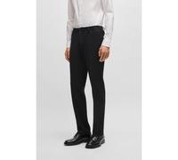 BOSS Slim-fit trousers in washable stretch fabric - Style P-Genius-J-CW-WG-251, 50535084 Black 36R