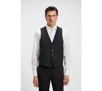 BOSS Slim-fit waistcoat in a virgin-wool blend - Style H-Huge-VS-MM-C-224, 50482736 Black 48R