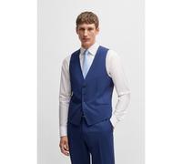 BOSS Slim-fit waistcoat in stretch virgin wool - Style H-Huge-Vest-MM-224, 50479995 Dark Blue 36R