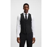 BOSS Slim-fit waistcoat in stretch wool - Style H-Huge-Vest-MM-224, 50479995 Black 36L