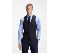 BOSS Slim-fit waistcoat in stretch wool - Style H-Huge-Vest-MM-224, 50479995 Dark Blue 42E