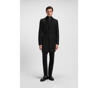 BOSS Slim-fit water-repellent coat with detachable inner - Style H-Hyde-Bib-254, 50551117 Black 38R