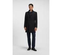 BOSS Slim-fit water-repellent coat with detachable inner - Style H-Hyde-Bib-254, 50551117 Dark Blue 38R