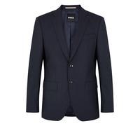 Boss Slim Stretch-wool Blazer - Navy - 50