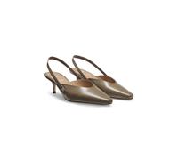 BOSS Slingback leather pumps with GAIT-TECH® comfort insole - Style Charlize_SLB50_AB, 50548543 Light Brown 8