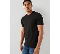 BOSS Small Left Chest Logo T-Shirt, Black, Size 3Xl, Men Black