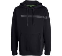 BOSS Soody logo-rubberised hoodie - Grey S