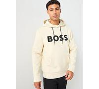 BOSS Soody Zone Regular Fit 3D Logo Hoodie - Light Beige, Light Beige, Size M, Men Light Beige