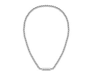 BOSS Sphere Metal Men's Stainless Steel 20" Beaded Necklace