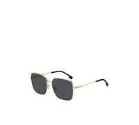 Boss Square Metal Aviator Sunglasses - Black Black