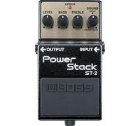 Boss ST-2 Power Stack Guitar Effects Pedal Compact Style Black Wide distortion