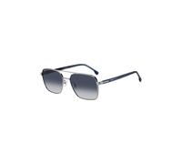 BOSS Stainless-steel double-bridge sunglasses with blue-acetate temples - Style BOSS 1846/G/S6LB5808, 58609826 Blue pcs.