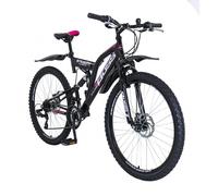 Boss Stealth 26 Inch Mountain Bike - Black/Pink