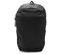 Boss Stenson Logo Coated Faux Leather Backpack - Black - One Size