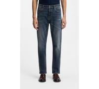 BOSS Straight-fit jeans in dark-blue stretch denim - Style C-OGDEN, 50567667 Dark Blue 36/32