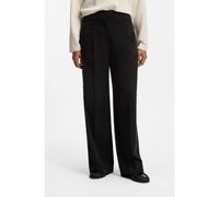 BOSS Straight-fit trousers with pleat front - Style C_Tarima, 50558096 Black 10