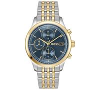 BOSS Stratus 1514329 - Unisex - 41 mm - Analogue - Quartz - Mineral Glass Silver/Gold 41 mm
