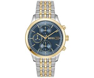 BOSS Stratus 1514329 - Unisex - 41 mm - Analogue - Quartz - Mineral Glass Silver/Gold 41 mm