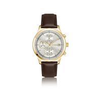 BOSS Stratus chronograph watch with brown leather strap - Style STRATUS, 58733292 Brown pcs.