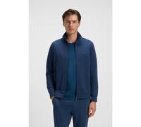 BOSS Mens Mix&Match Jacket Z Logo-embroidered regular-fit jacket in stretch-cotton jersey