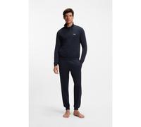 BOSS Stretch-cotton loungewear tracksuit with logos - Style 365 Long Set, 50554873 Dark Blue XXL