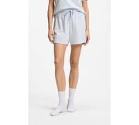 BOSS Stretch-cotton pyjama shorts with branded cords - Style CI_Shorts CW, 50515606 Light Blue XL