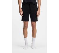 BOSS Stretch-cotton pyjama shorts with signature-stripe trims - Style Unique Shorts CW, 50566956 Black S