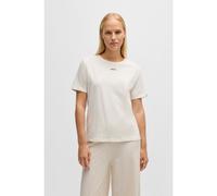 BOSS Stretch-cotton pyjama T-shirt with logo detail - Style CI_T-Shirt, 50510322 Natural L