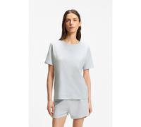BOSS Stretch-cotton pyjama T-shirt with logo print - Style CI_T-Shirt, 50510322 Light Blue S