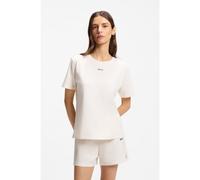 BOSS Stretch-cotton pyjama T-shirt with logo print - Style CI_T-Shirt, 50510322 Natural XL