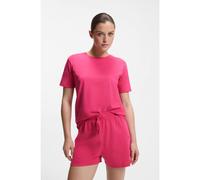 BOSS Stretch-cotton pyjama T-shirt with logo print - Style CI_T-Shirt, 50510322 Pink XS