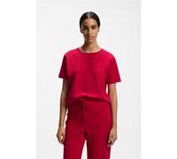 BOSS Stretch-cotton pyjama T-shirt with logo print - Style CI_T-Shirt, 50510322 Red S
