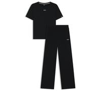 BOSS Stretch-cotton pyjamas with logo details - Style CI_Short Set, 50545568 Black XL