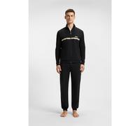 BOSS Stretch-cotton regular-fit tracksuit set with signature details - Style Long Set 1, 50515468 Black XXL