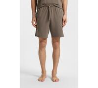 BOSS Logo-embroidered shorts in stretch-cotton jersey - Style Mix&Match Short CW, 50515314 Brown XL