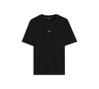 BOSS Relaxed-fit T-shirt in stretch cotton with logo print - Style TChup, 50473278 Black XS