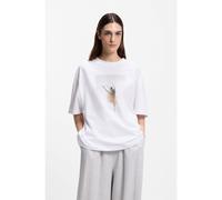 BOSS Stretch-cotton T-shirt with ballet artwork - Style C_Eboys_1, 50556978 White M